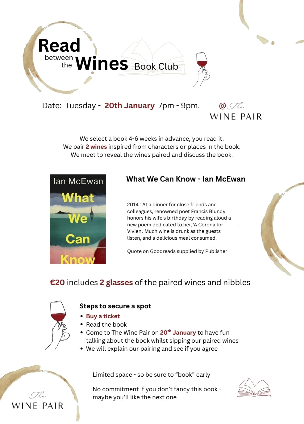 Read Between The Wines - The Wine Pair Book Club (Book 3)