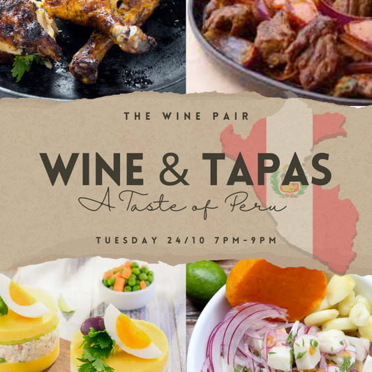 A Taste of Peru - Wines & Tapas Night - Tuesday October 24th
